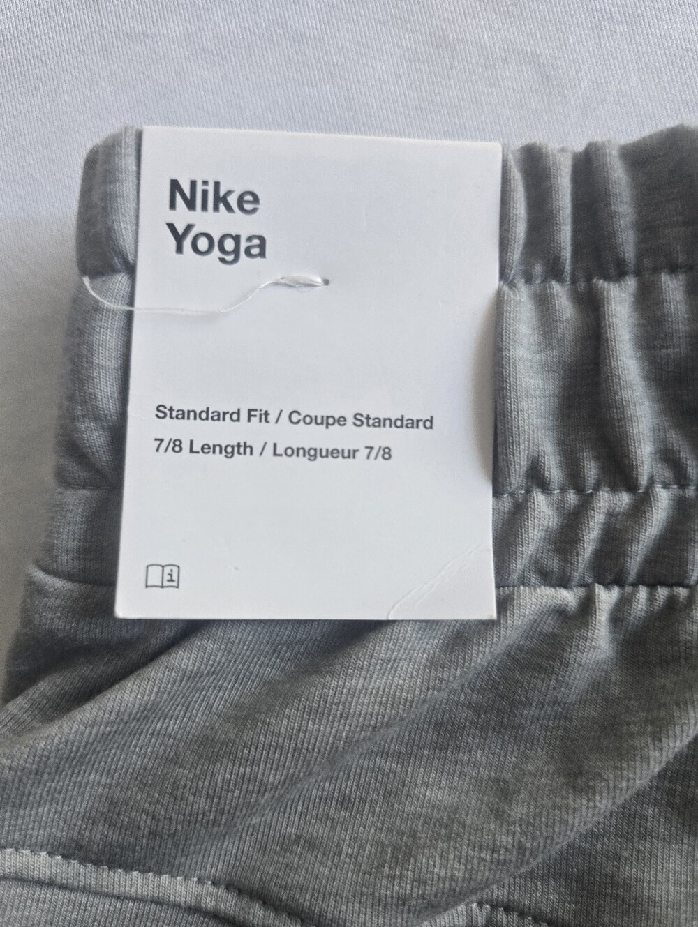 Nike Yoga DriFit Plus Size Women's Gray Training Jogger Capris 7/8 Length 3X - Picture 11 of 16